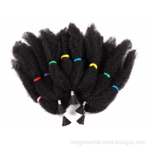 Afro Marley Braid Hair Soft Kinky Twist Hair Crochet Synthetic Braiding Hair Extensions High Temperature Fiber For Woman